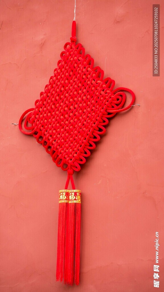 红色中国结挂件