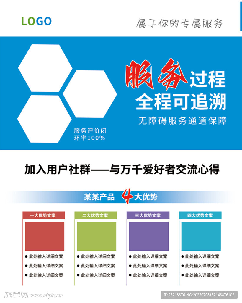 服务过程全程可追溯海报