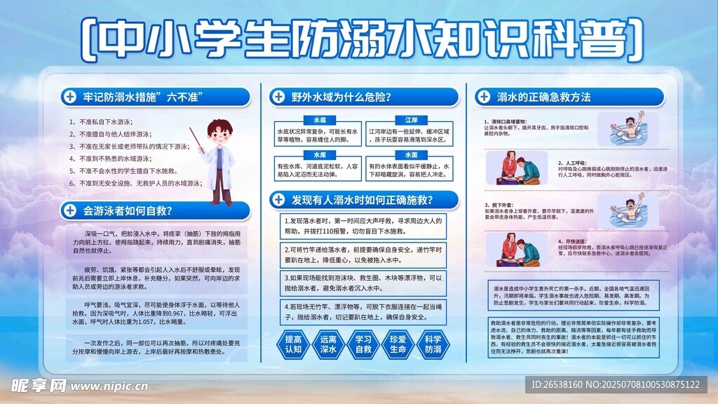 小学生防溺水知识科普