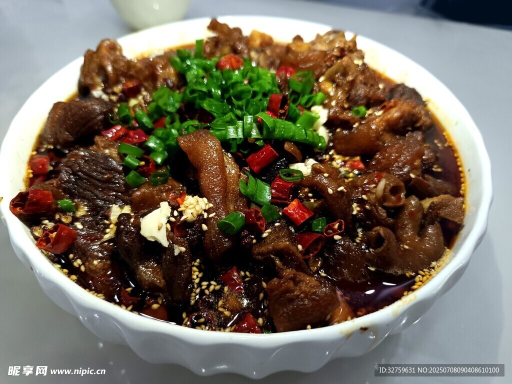 香辣可口的美味牛肉