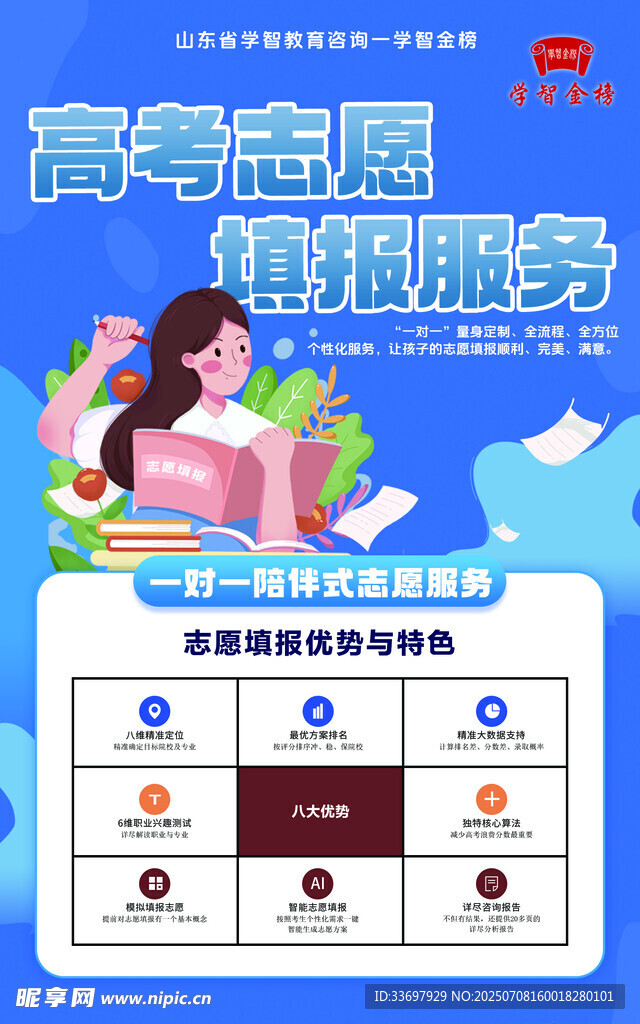 高考志愿填报海报