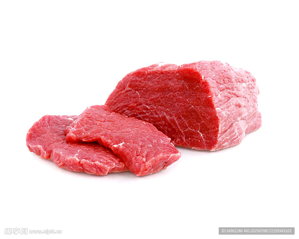 新鲜生牛肉切片