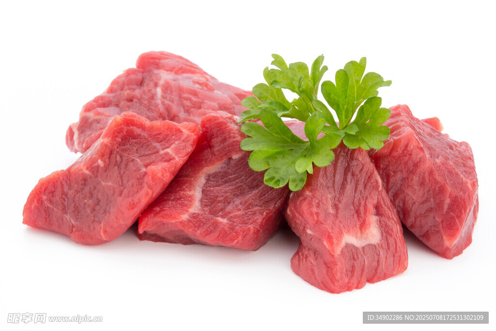 新鲜牛肉块
