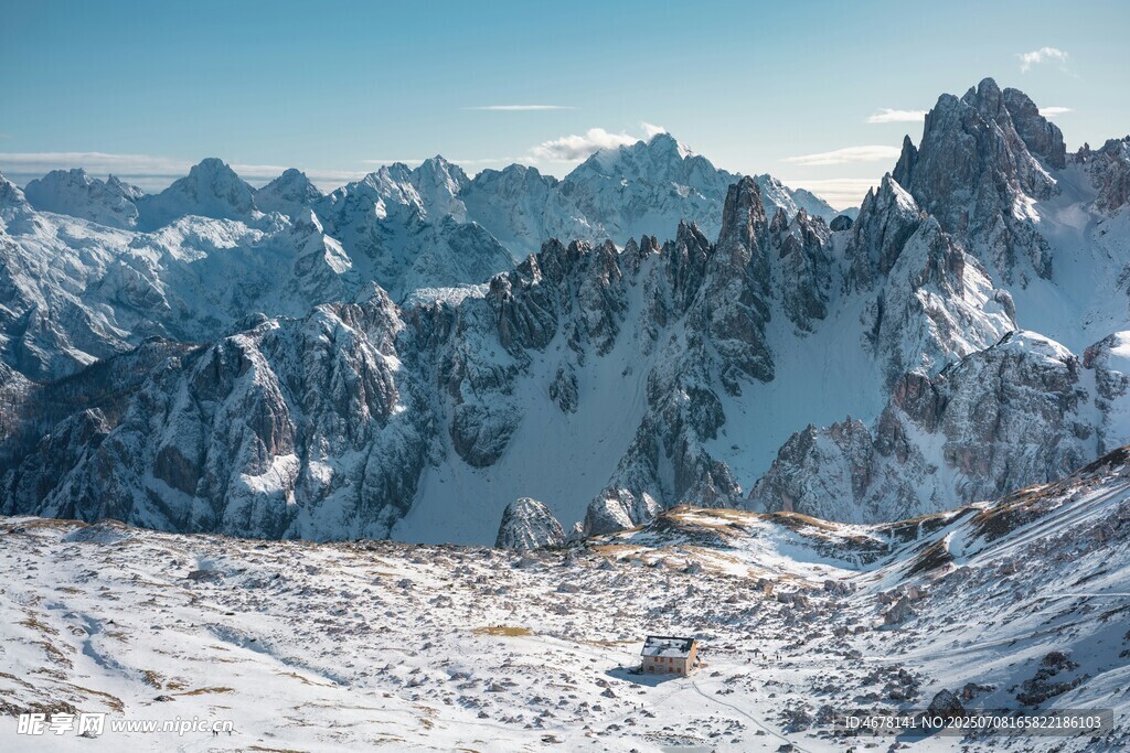 壮丽雪山美景