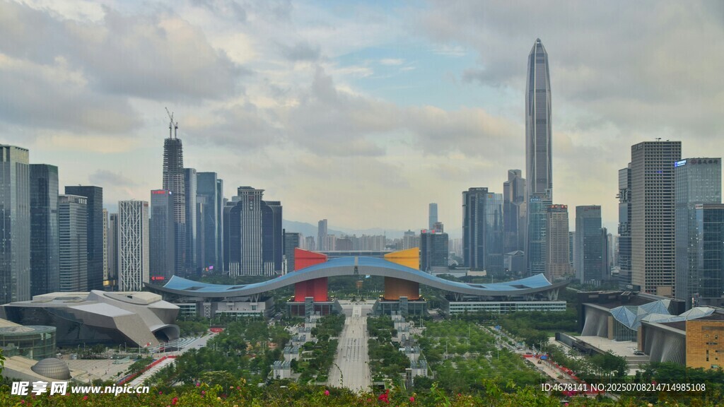深圳城市天际线繁华景观