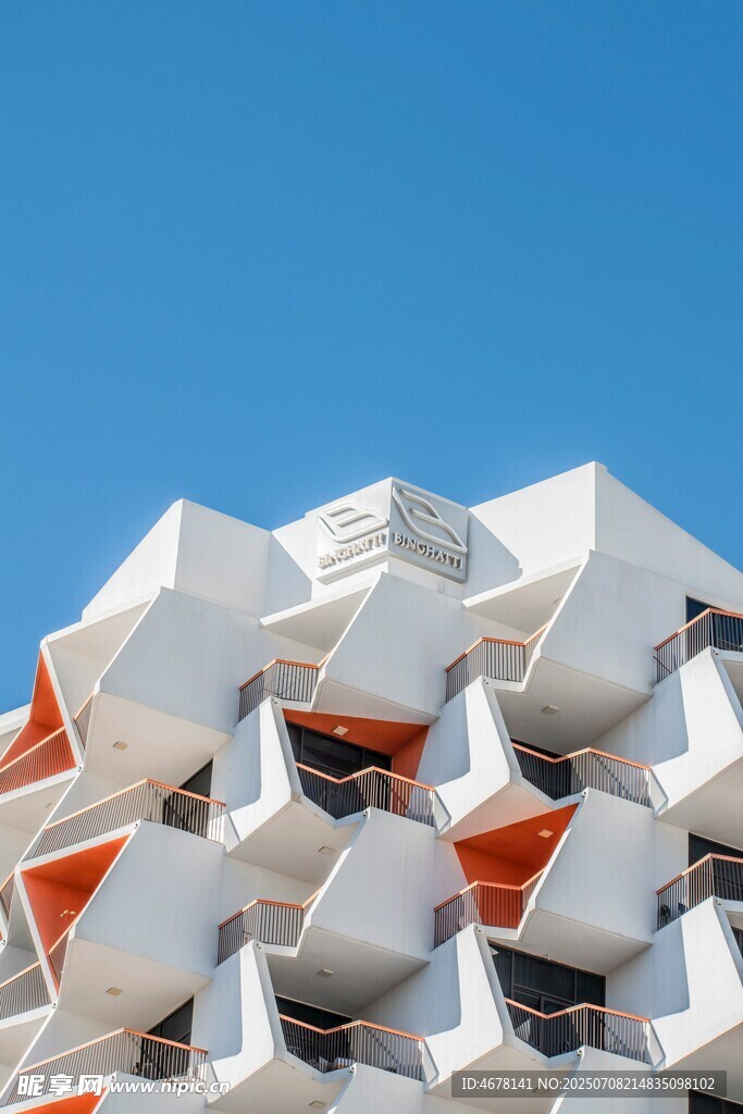 现代几何造型建筑外观