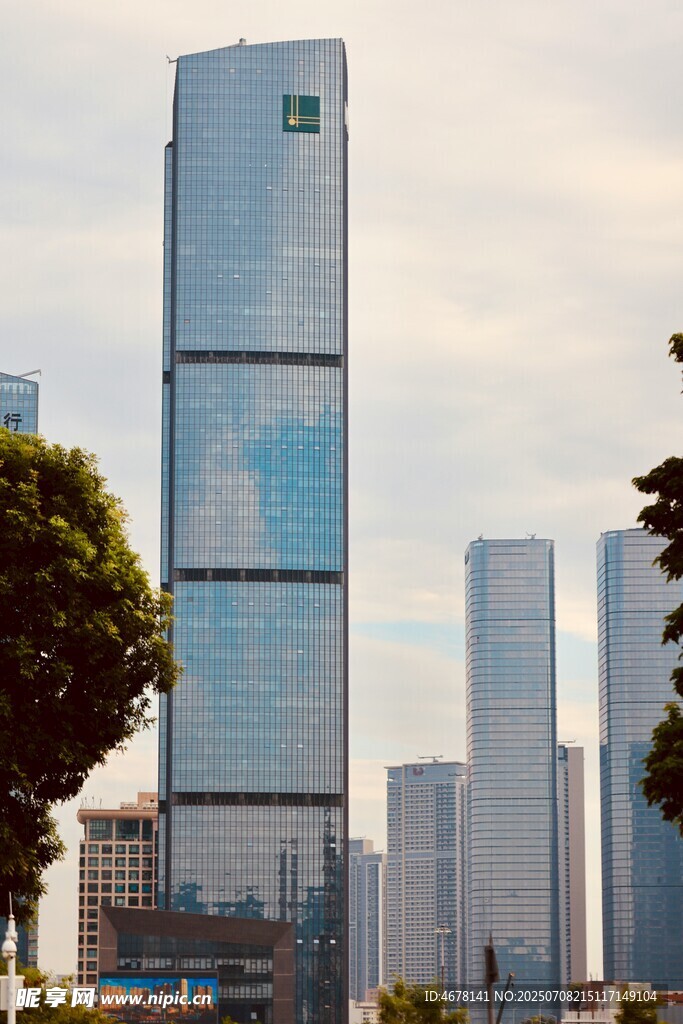 都市摩天大楼景观