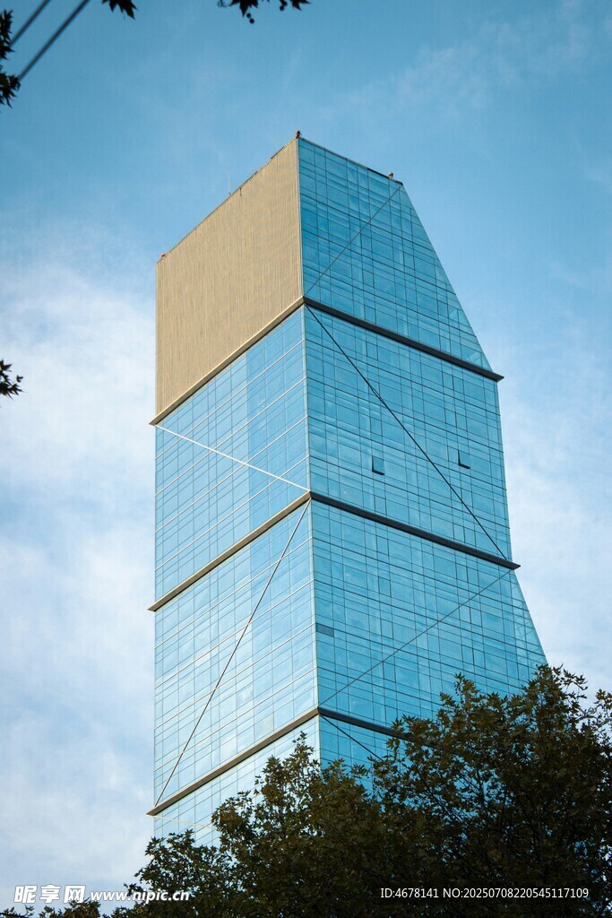 现代玻璃高楼建筑景观