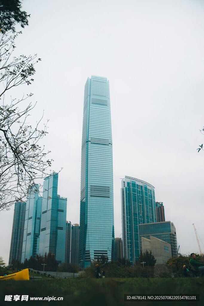 城市摩天大楼景观