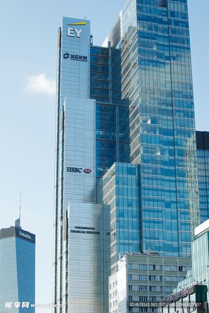 现代都市摩天大楼景观