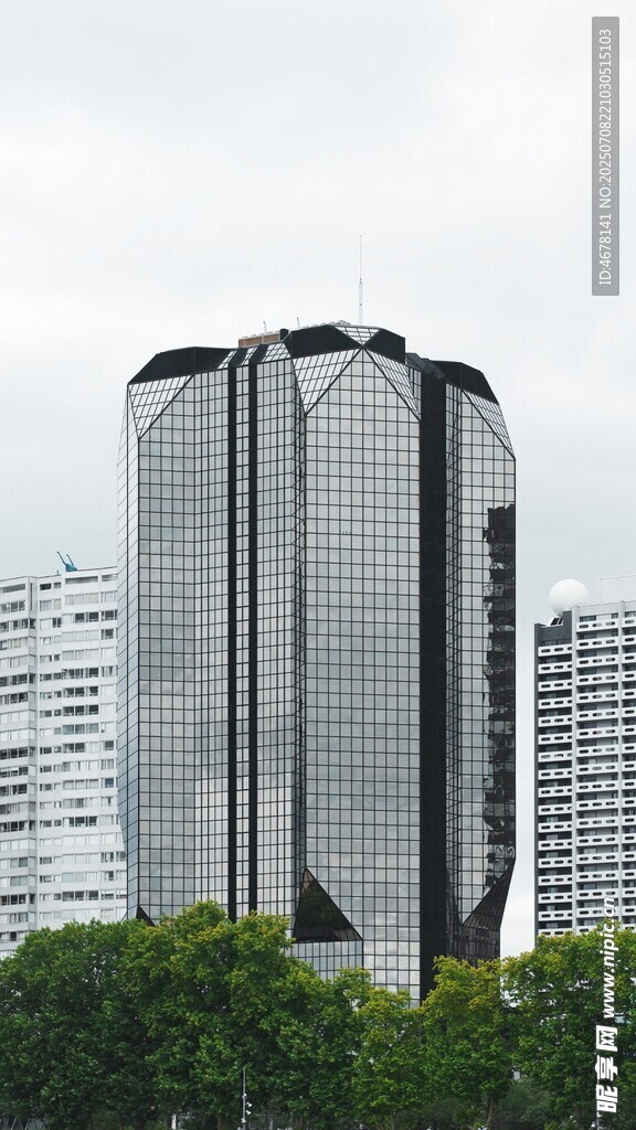 现代风格高楼大厦景观