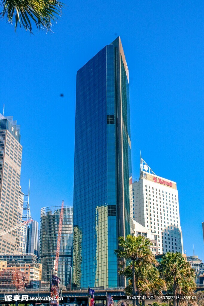 现代都市摩天大楼景观