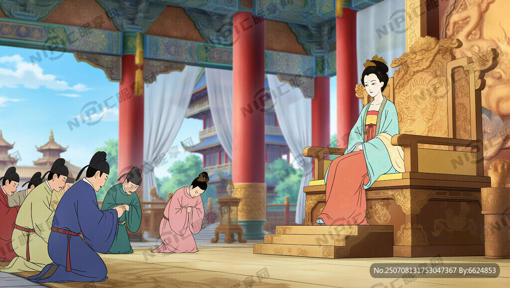 手绘画 动漫风格 虚构人物