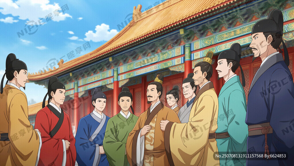 手绘画 动漫风格 虚构人物