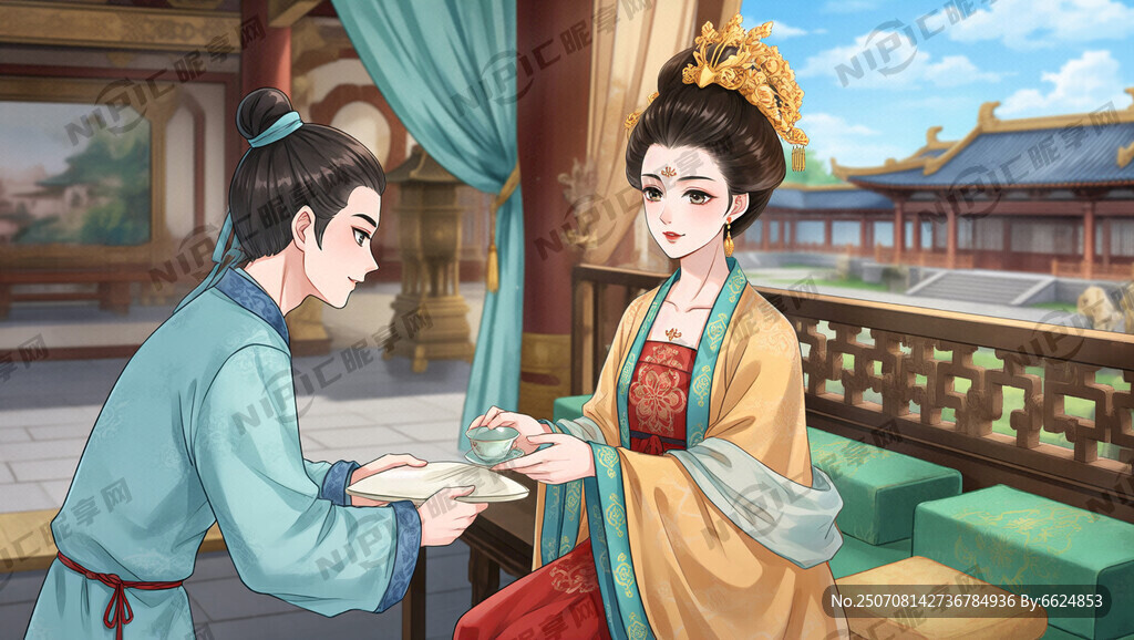手绘画 动漫风格 虚构人物
