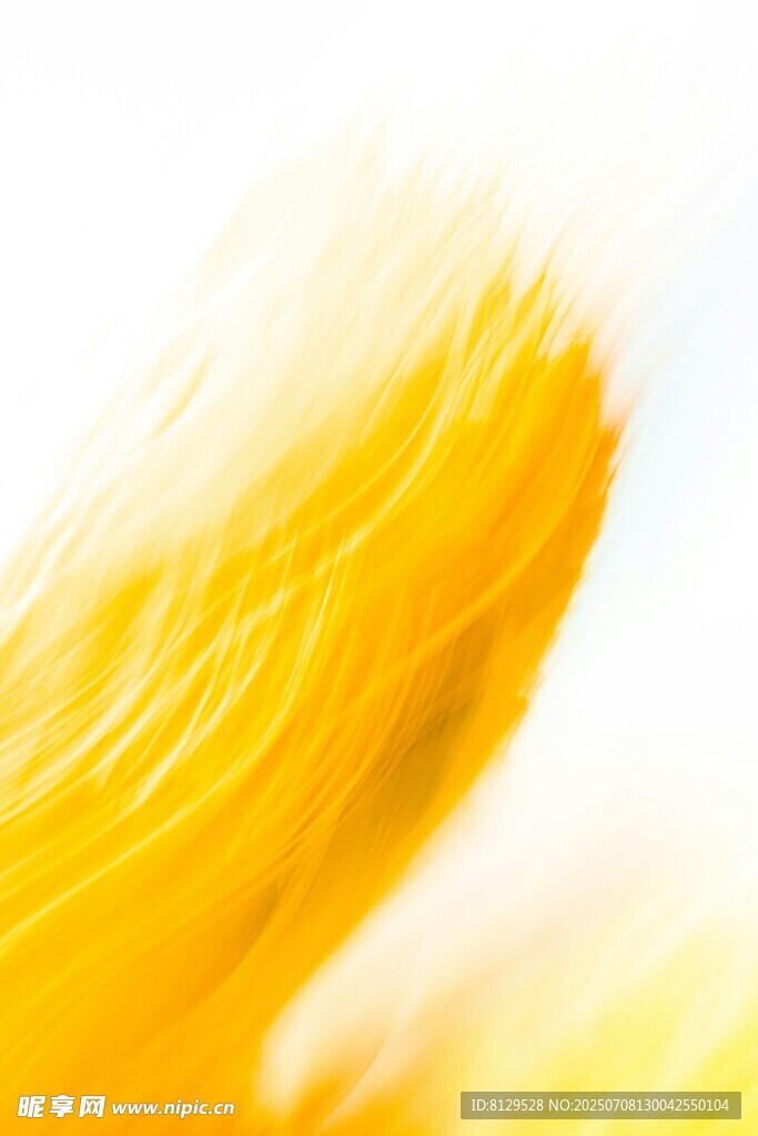 金黄笔触纹理艺术画面