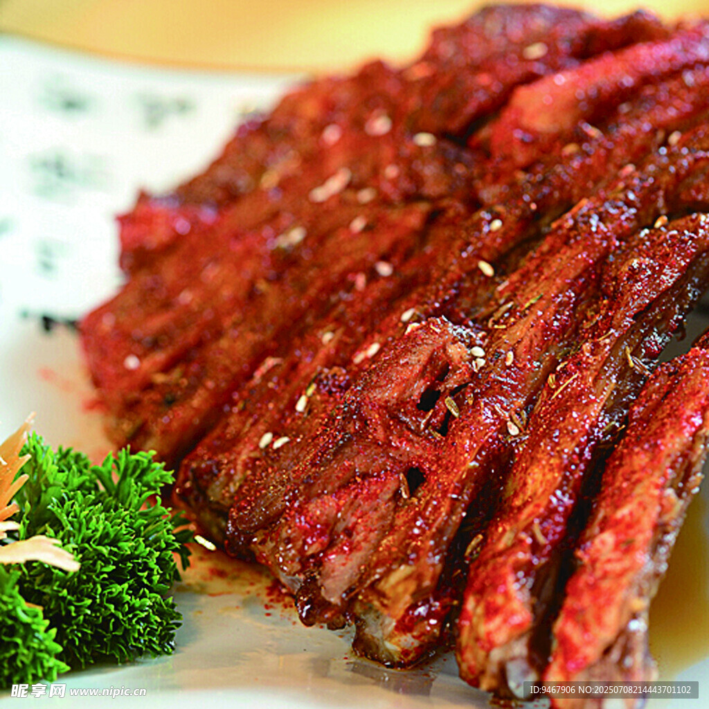 孜然烤羊排