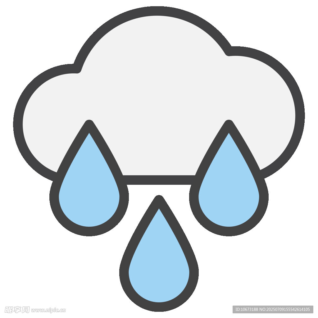 下雨天气图标