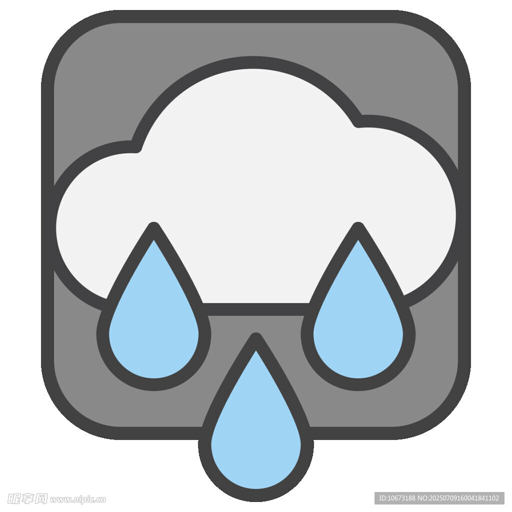 下雨天气图标