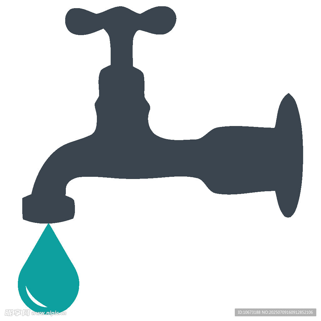 水龙头滴水图标