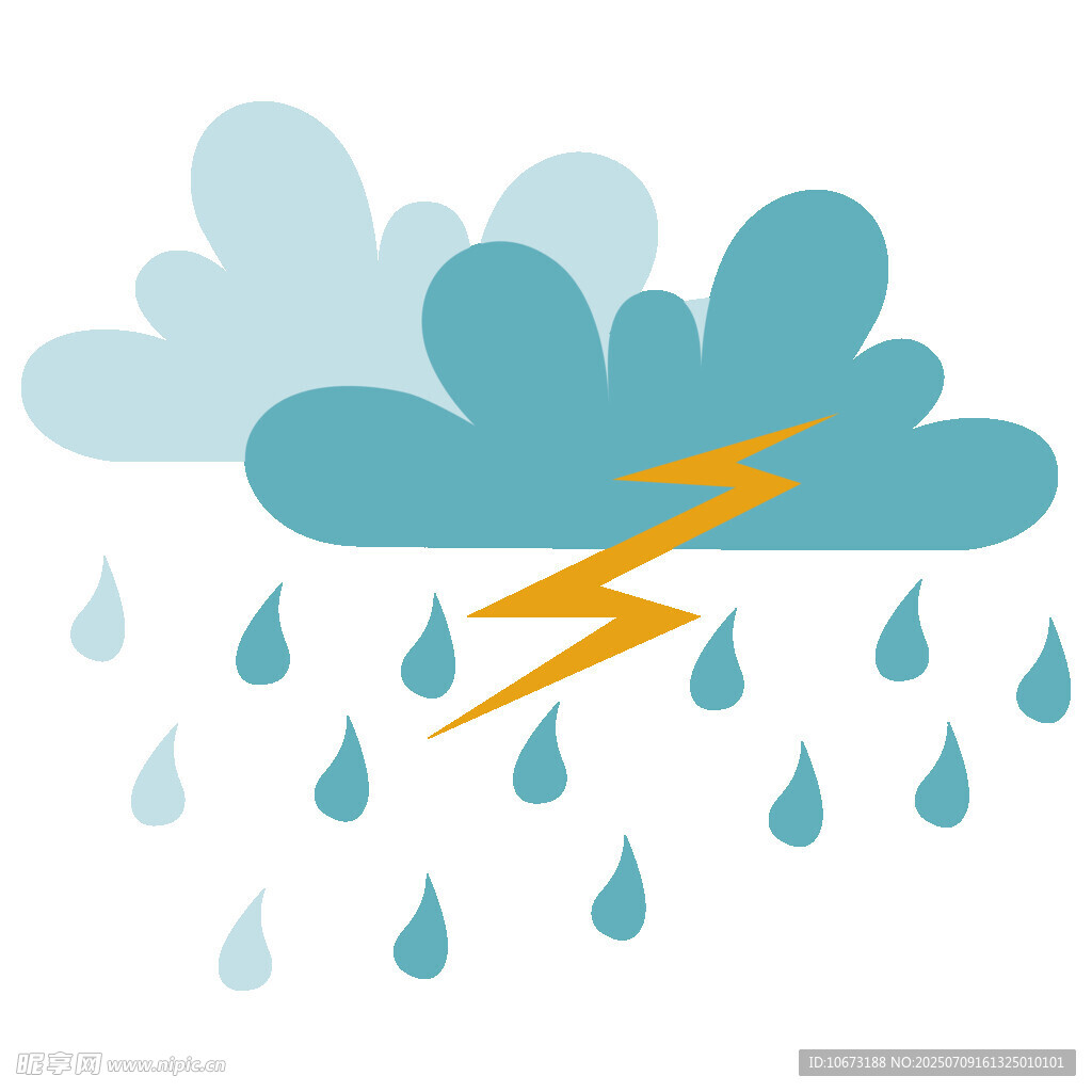雷雨天气图标