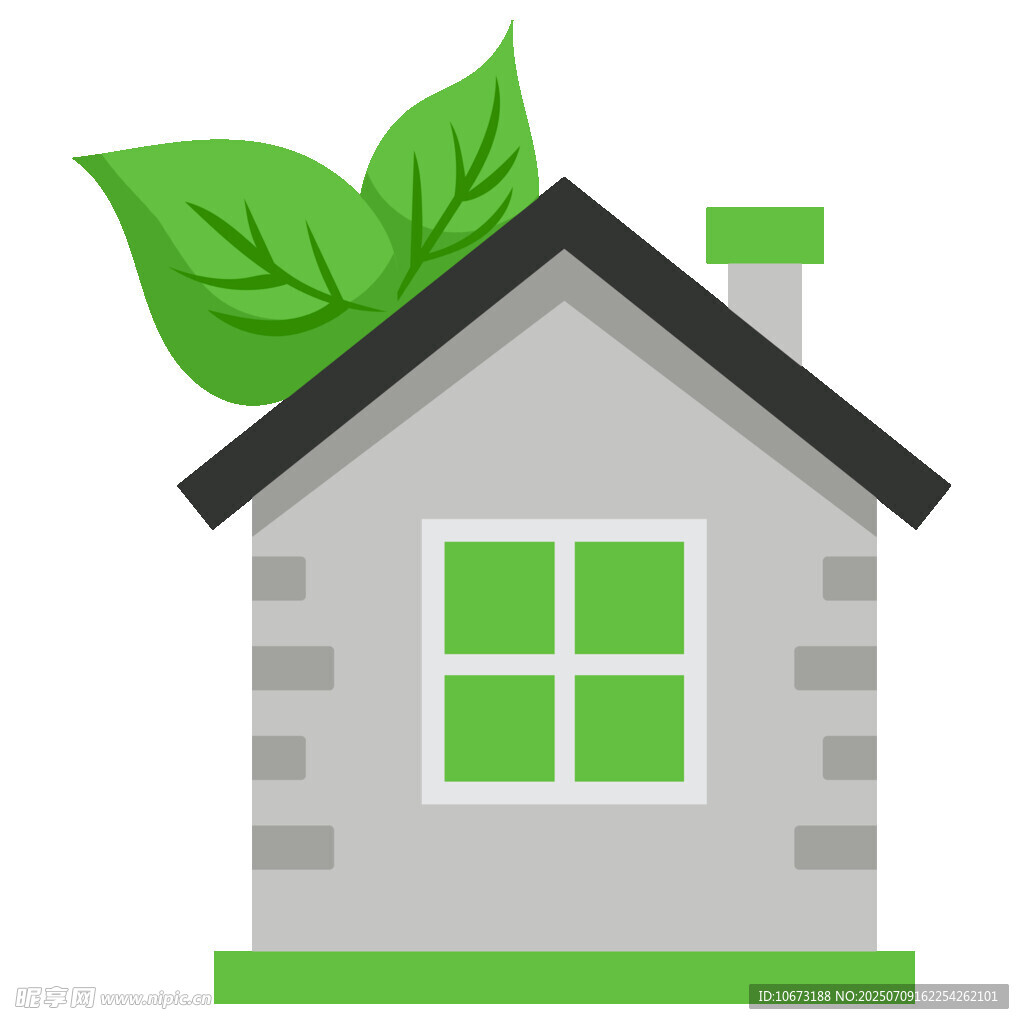 绿叶小屋图标