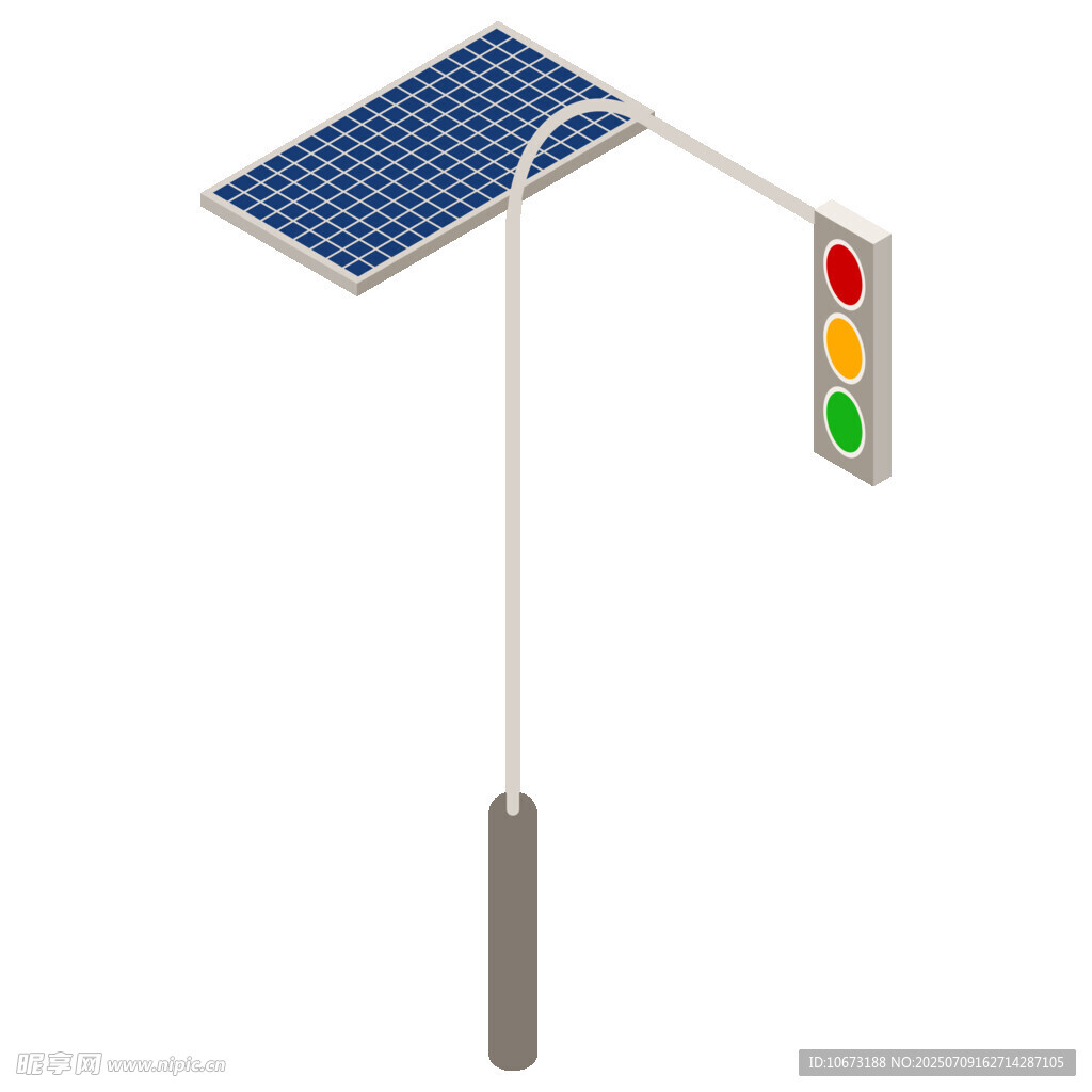 太阳能交通信号灯模型