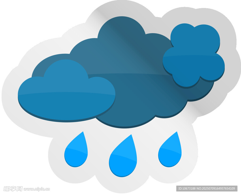 下雨天气图标