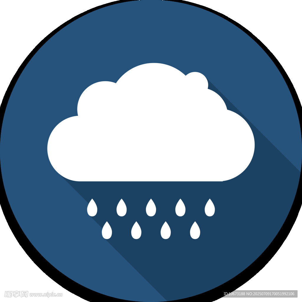 下雨天气图标