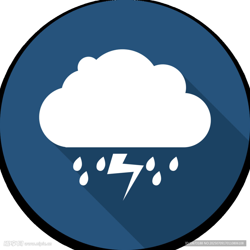 雷雨天气图标