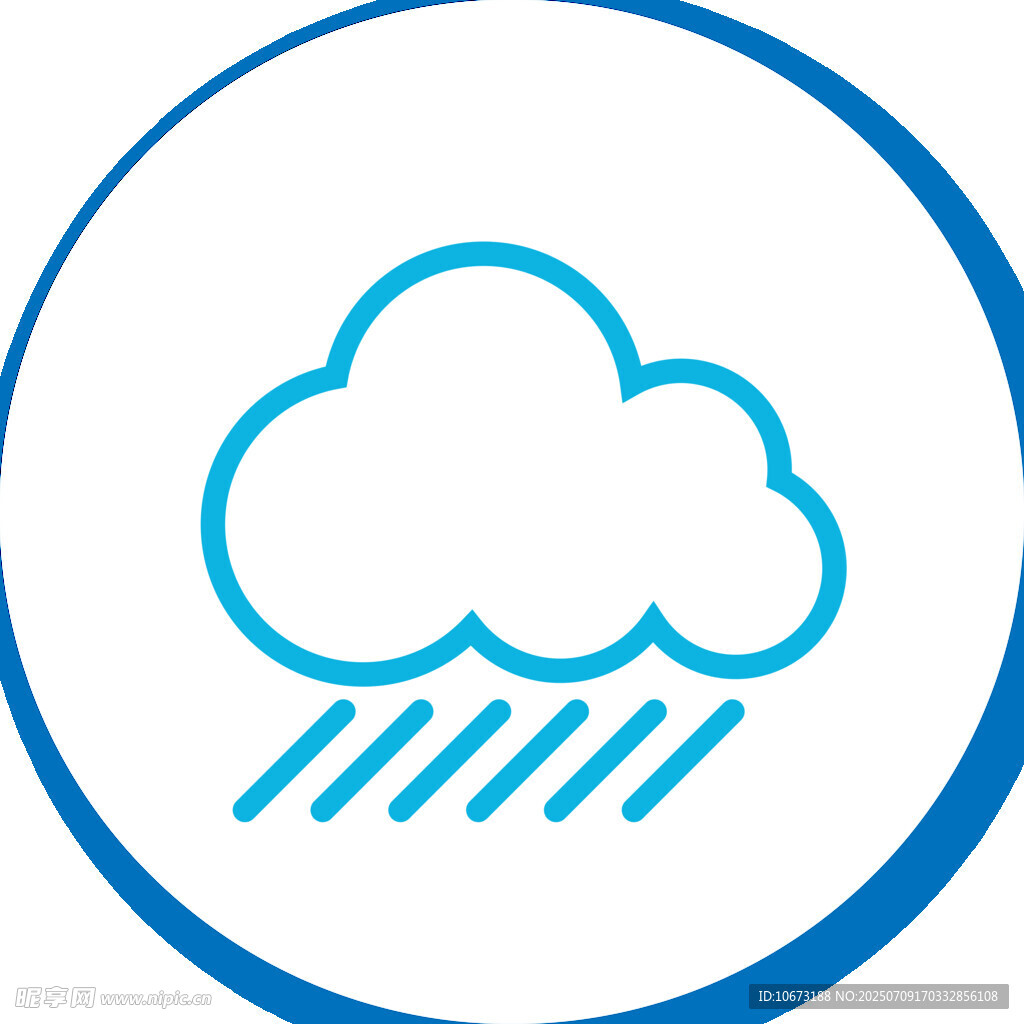 下雨天气图标