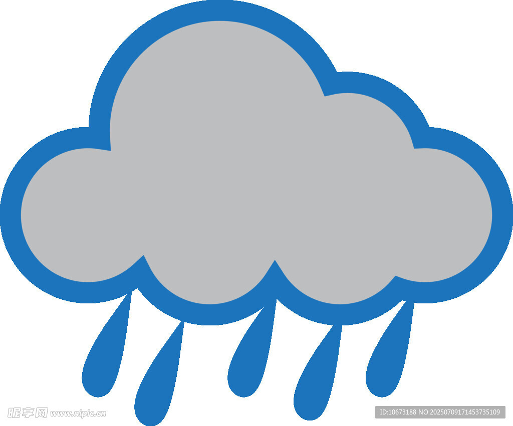 下雨天气图标