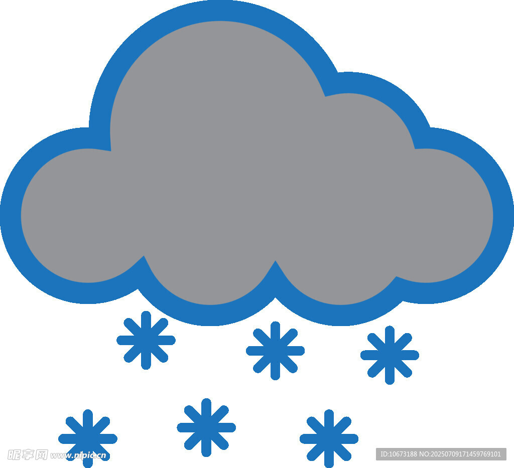 下雪天气图标