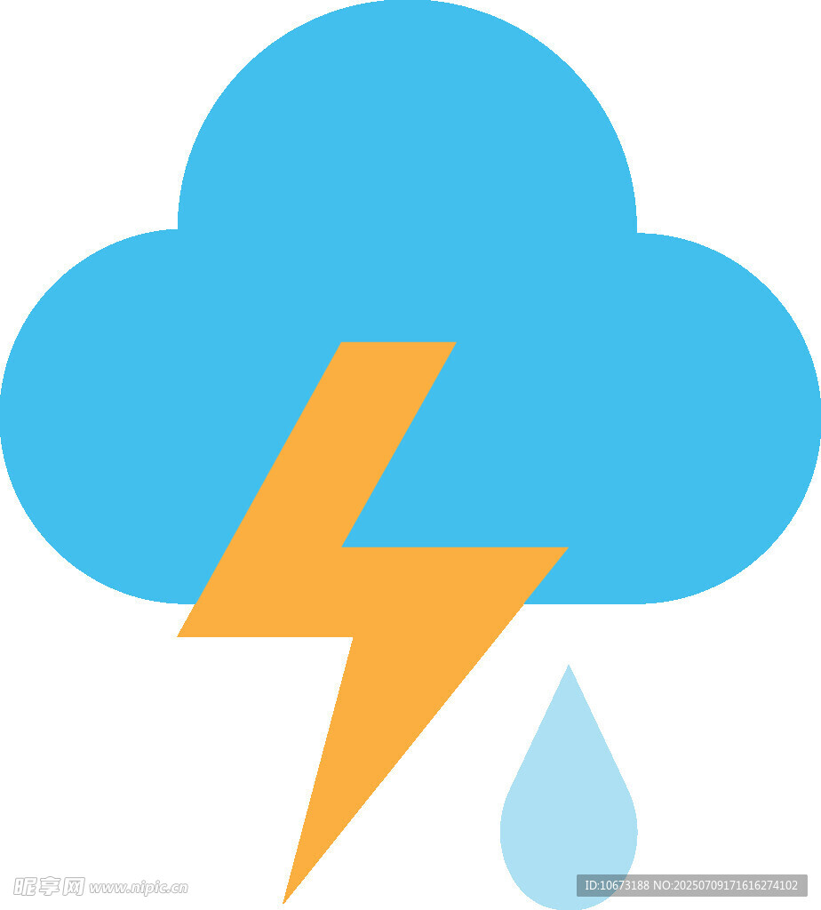 雷雨天气图标