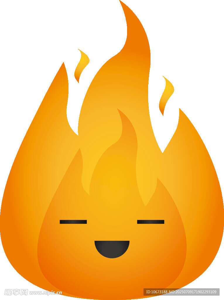 微笑火焰表情符号