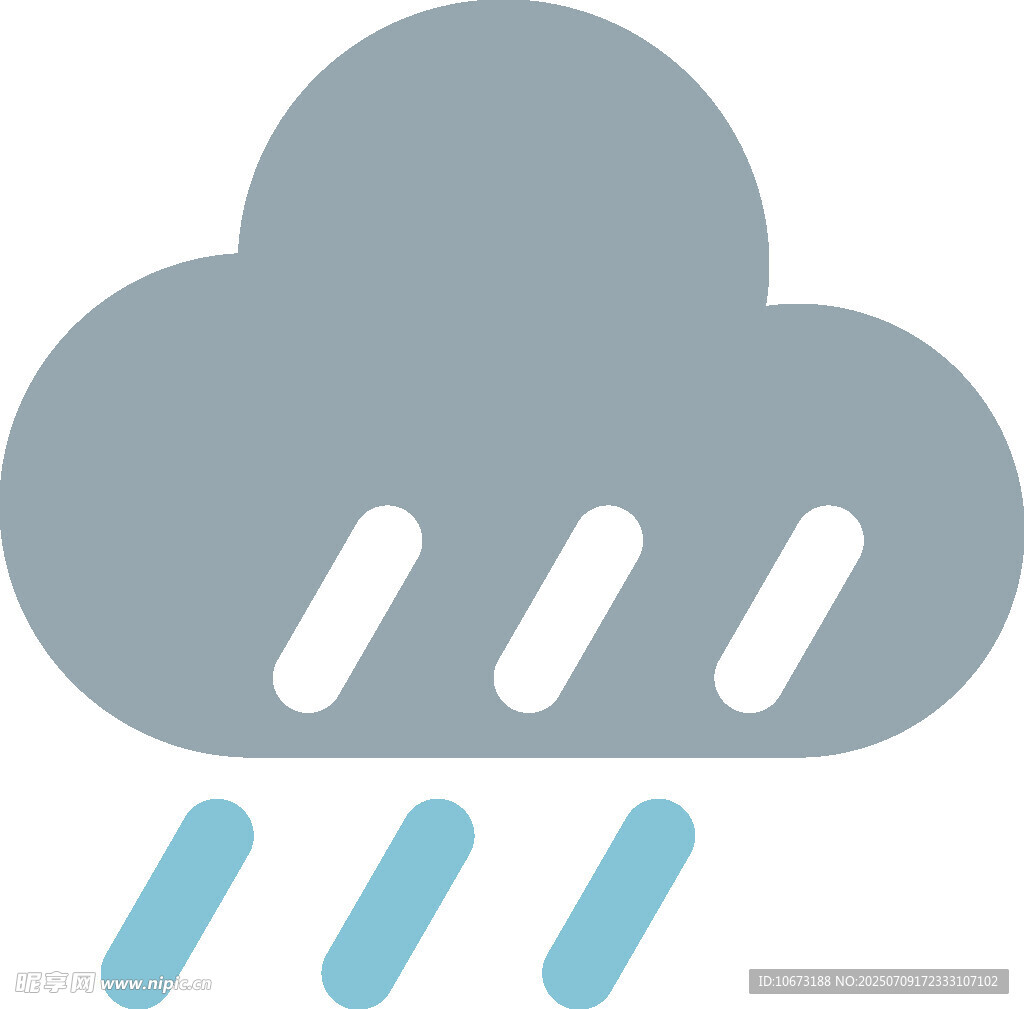下雨天气图标