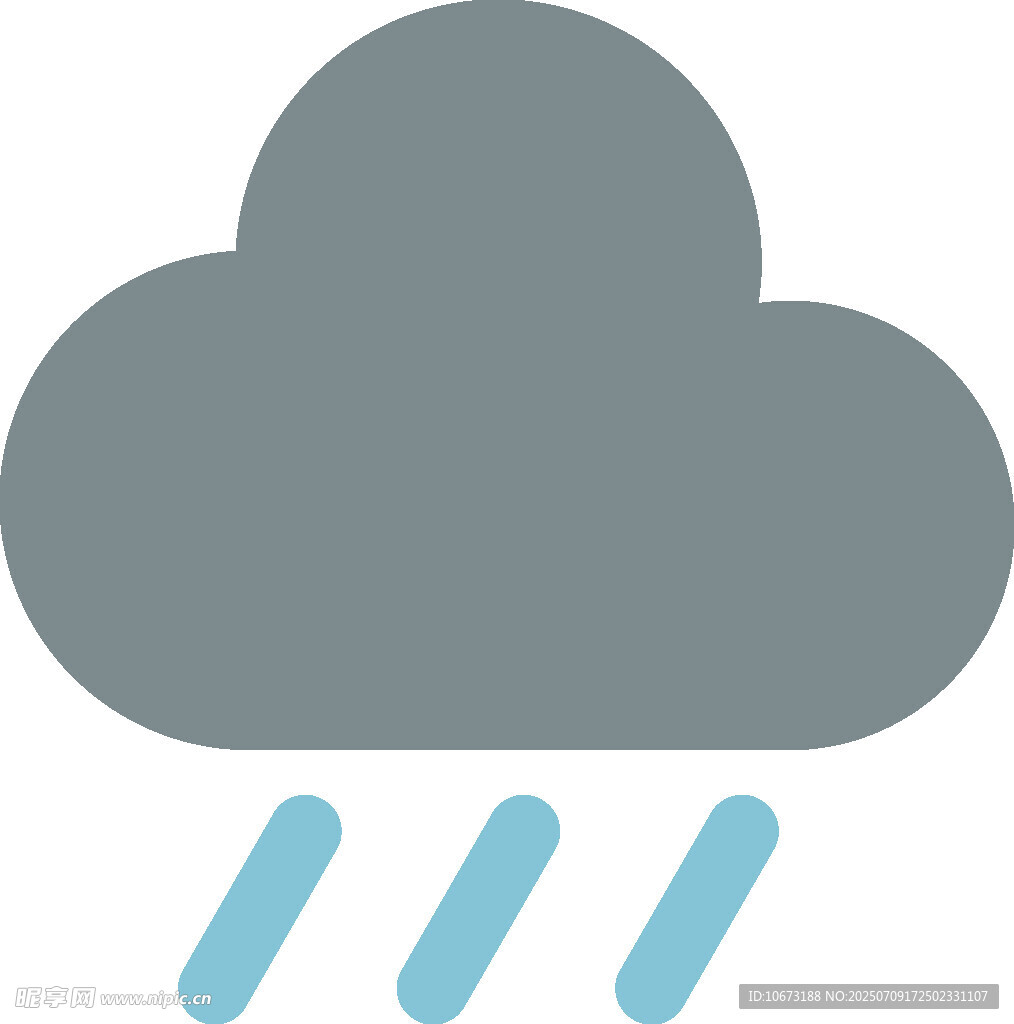 下雨天气图标