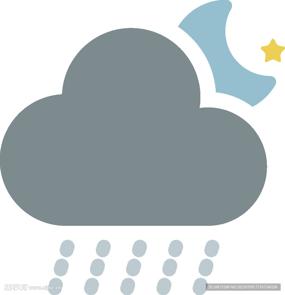 雨夜图标
