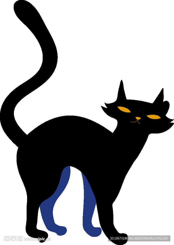黑猫插画