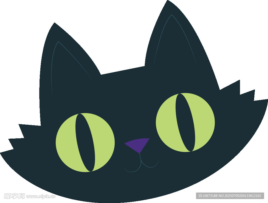 可爱黑猫头像