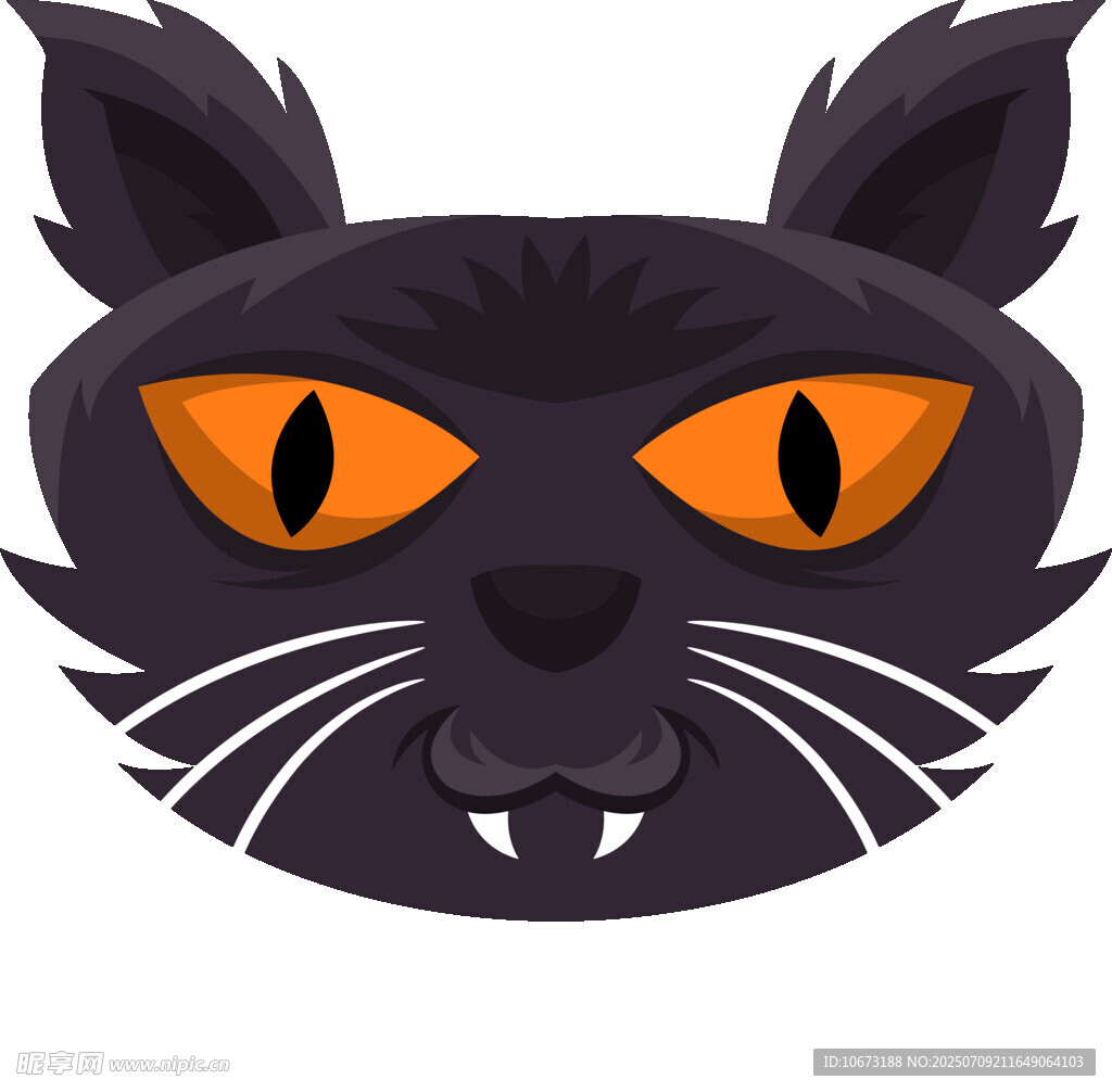 邪恶黑猫面具