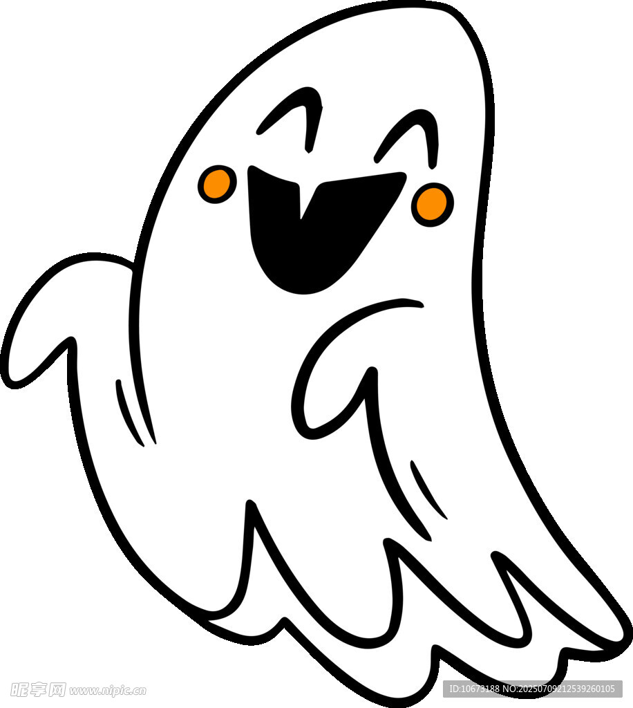 可爱幽灵卡通形象
