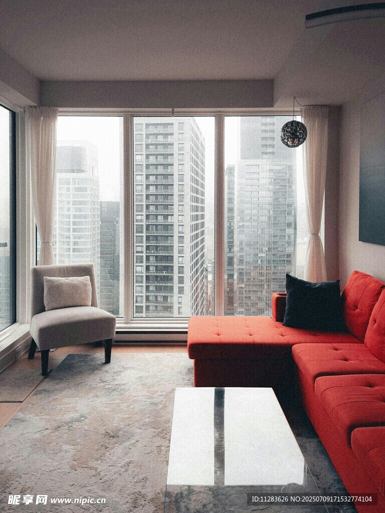 现代简约风客厅室内景观