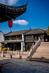 平湖中式古建筑庭院景观