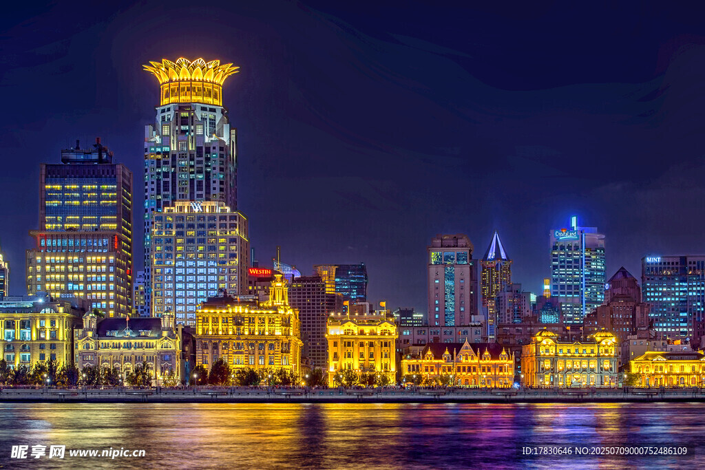 上海外滩璀璨夜景