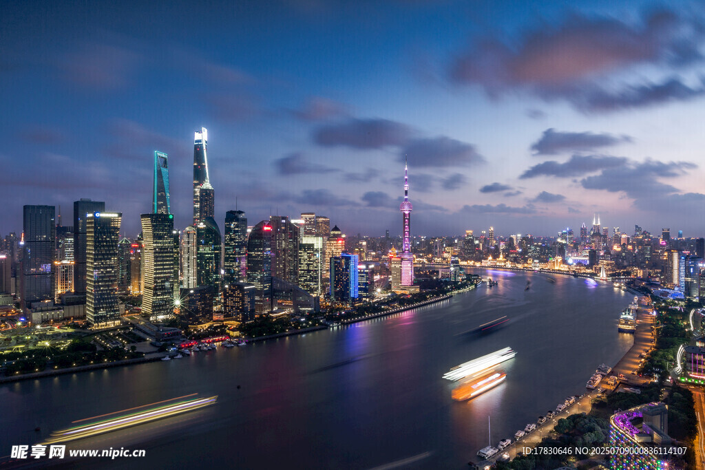 上海外滩璀璨夜景