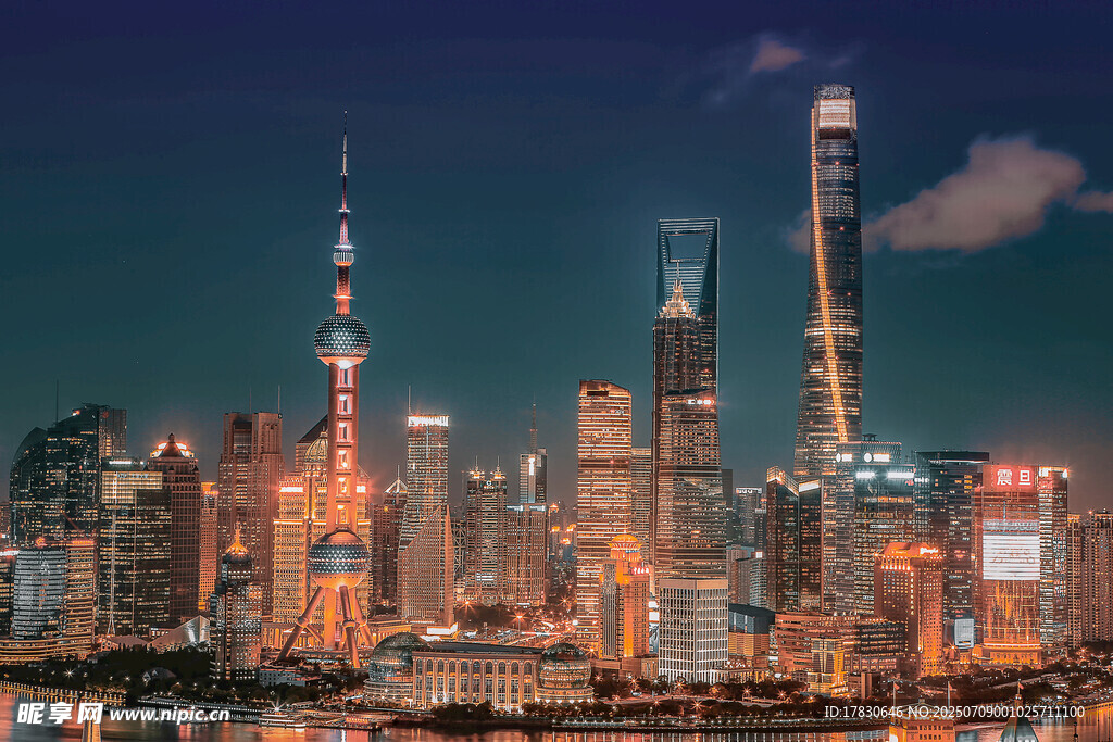 上海外滩璀璨夜景