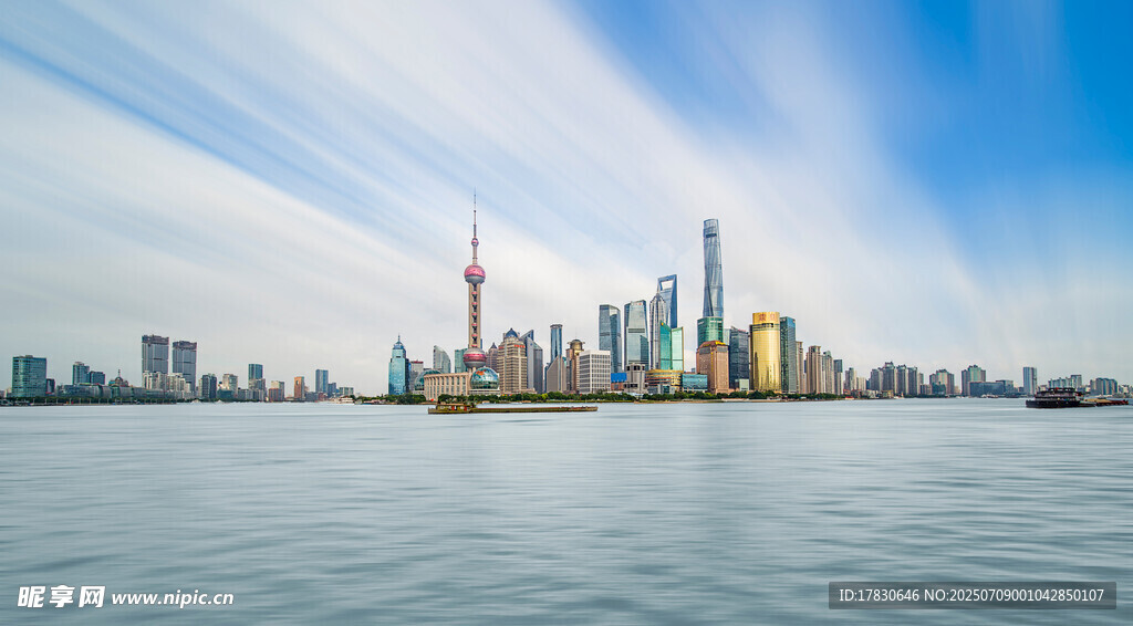 上海外滩城市天际线景观