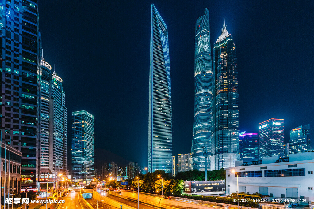 繁华都市夜景