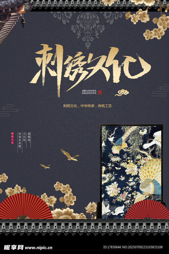 科技文化融合创意海报